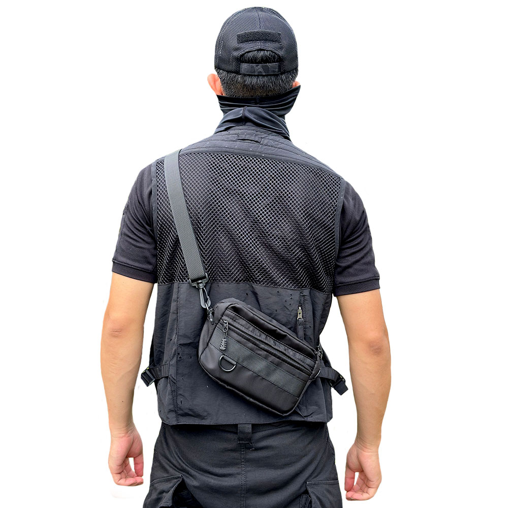 德毅营户外多功能登山轻便手机包小通勤单肩斜挎腰包骑行机能挂包