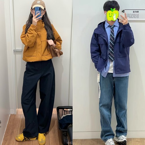 L&CP男装女装工装连帽外套夹克482213户外休闲冲锋衣26春E478231