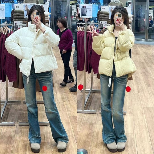 通勤常规立领羽绒茄克