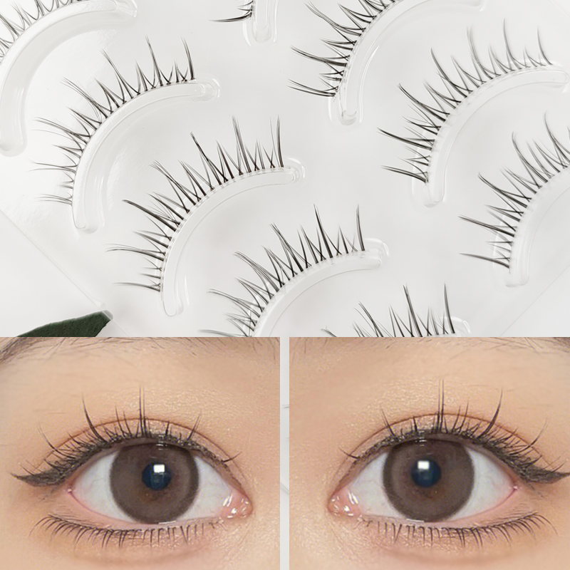 自然仿真仙子毛整条假睫毛