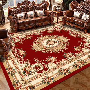万腾大宅标配耐脏宝藏毯仿羊毛质感地毯美式欧式客厅卧室轻奢高级