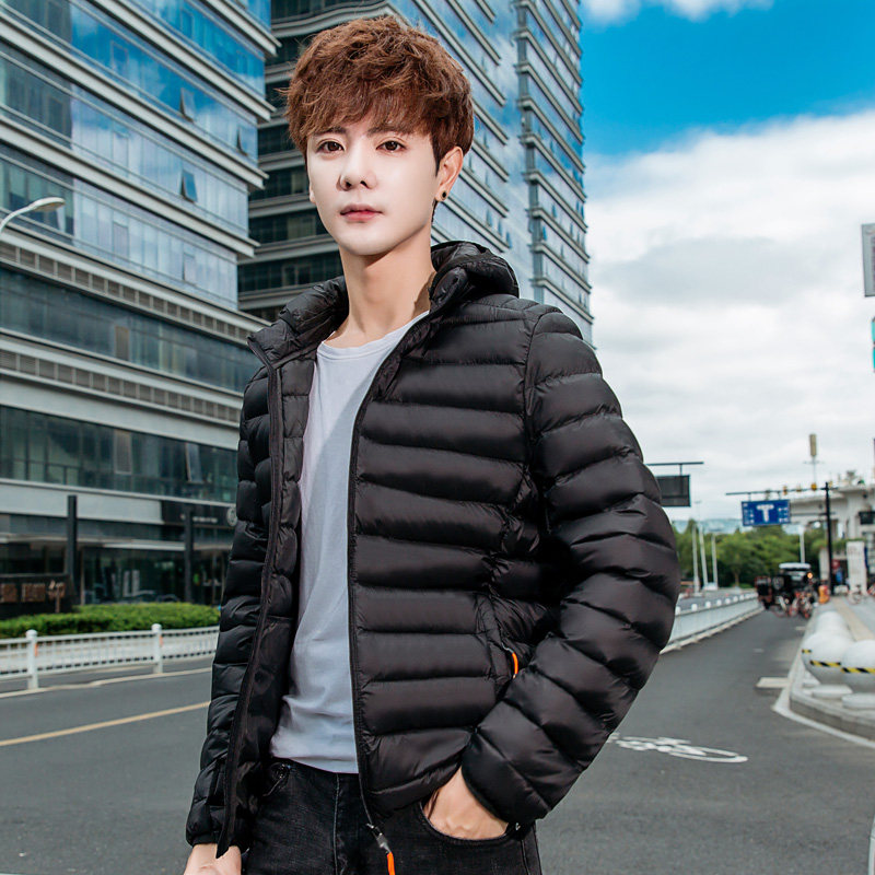 Down cotton-padded clothes man coat 2022 new pattern student cotton-padded jacket Light and thin keep warm Korean Edition handsome Self cultivation have cash less than that is registered in the accounts Cottonin the Men's clothing, Cotton  category - from Buy2taobao.com to provide professional Taobao agent buy service