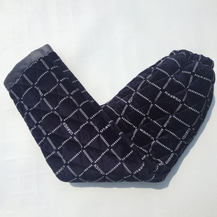 子直筒 200斤老人爷爷法兰绒夹棉裤 爸爸加厚御寒睡裤 男冬宽松大码