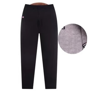 男爷爷防寒休闲裤 高腰加厚睡裤 带门襟爸爸装 老人冬天保暖驼绒棉裤