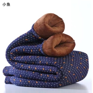 女老人加绒加厚长裤 冬天奶奶装 200斤老太太驼绒睡裤 加肥大码 棉裤