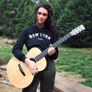 岛屿吉他 ENYA恩雅X1PRO民谣面单板乐器入门36-41英寸 旅行初学生