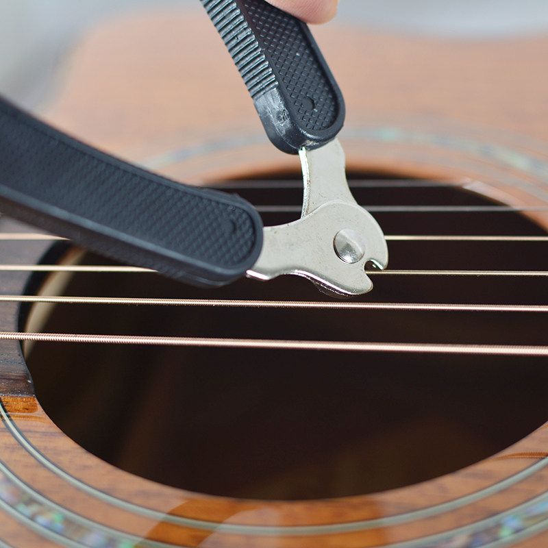 岛屿吉他三合一剪弦器起弦卷弦换琴弦工具民谣吉他古典配件多功能