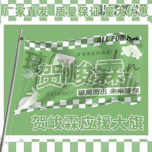 贺峻霖应援大旗时代少年团应援旗饭制大旗演唱会大旗旗子定制定做