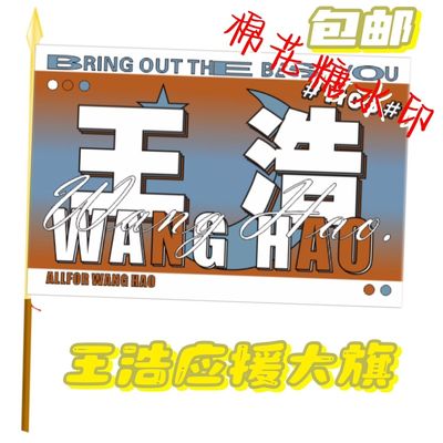 王浩应援大旗TF家族四代练习生王浩应援旗户外应援旗定做演唱会旗