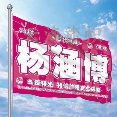 杨涵博应援大旗TF家族四代练习生杨涵博大旗户外演唱会音乐节大旗
