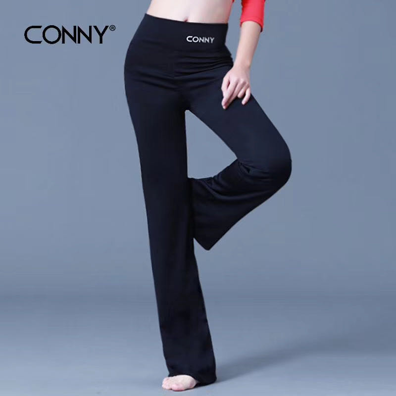 conny康尼棉女舞蹈裤高腰广场
