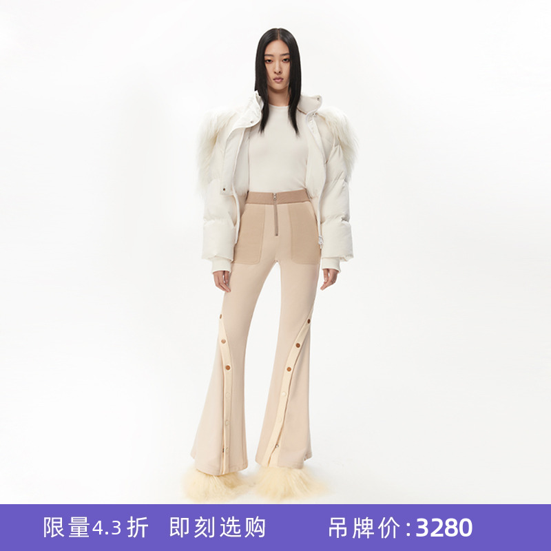 lostinecho蓬松收腰短款羽绒服