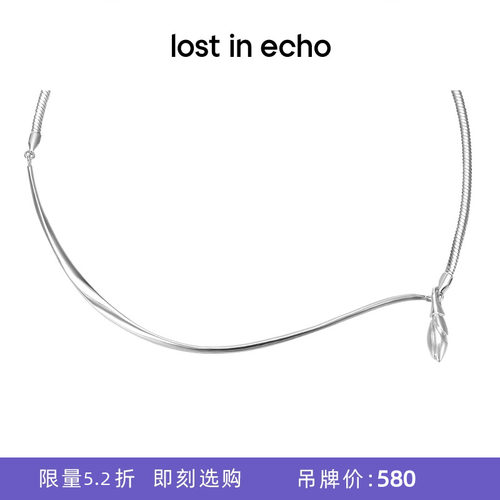 lostinecho轻奢高级感流线项链