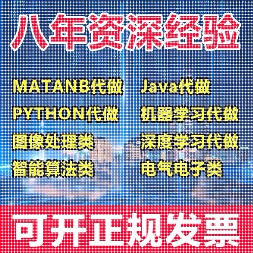 matlab代码帮做代编程序代做python覆现算法彷真编写图像信号处理