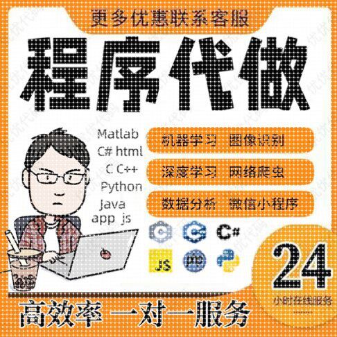 计算机Java代码编写Python程序代编程c++代写php接单c#设计代做R