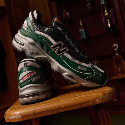 NewBalance绿色男女跑步鞋DTLR