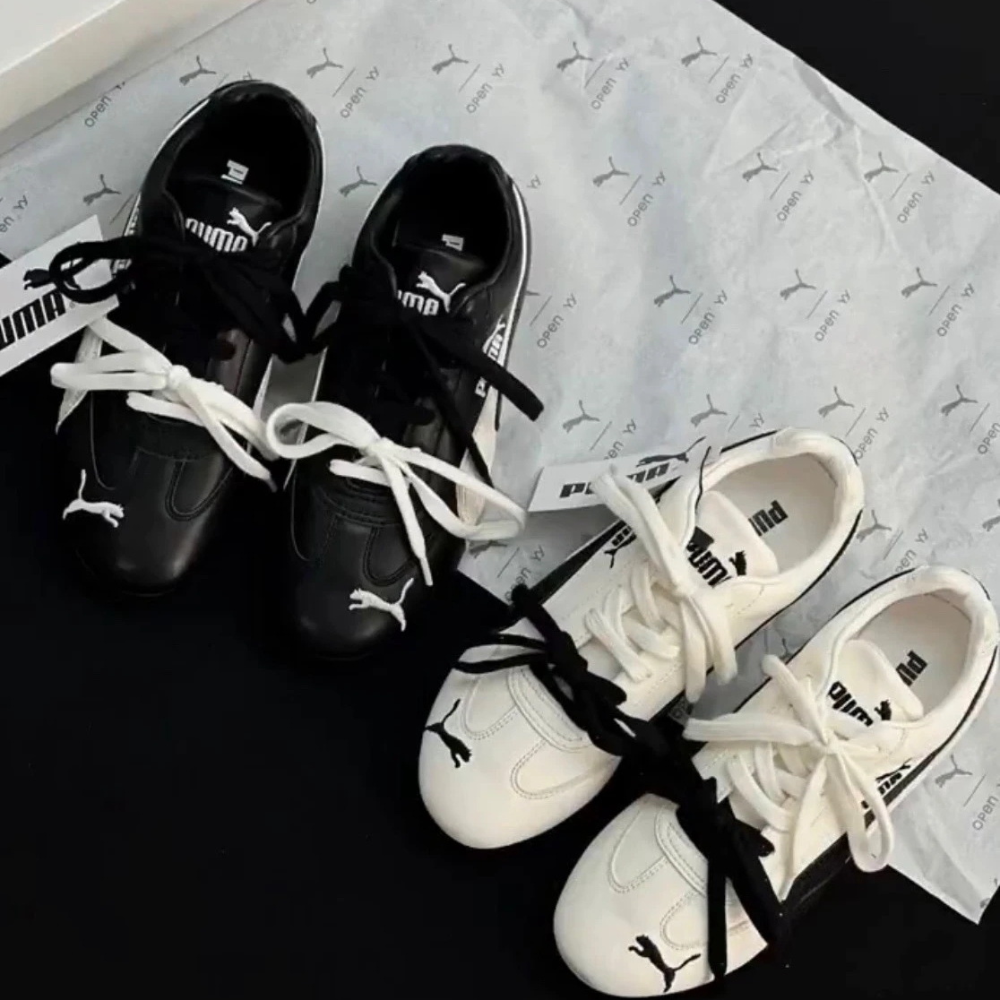 Puma彪马薄底赛车德训鞋双鞋带女