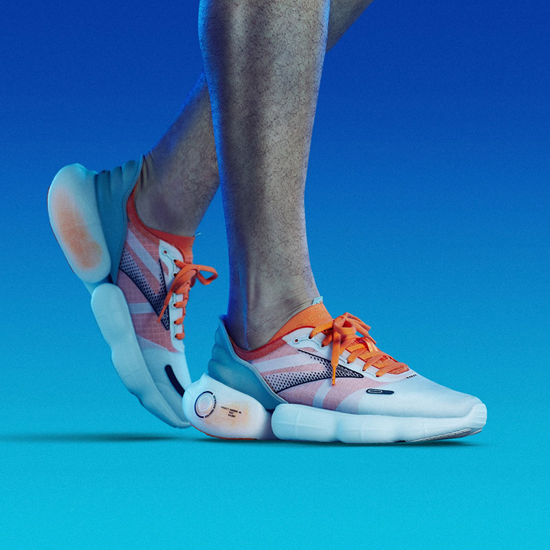 氮气缓冲Brooks男女极光系列跑鞋