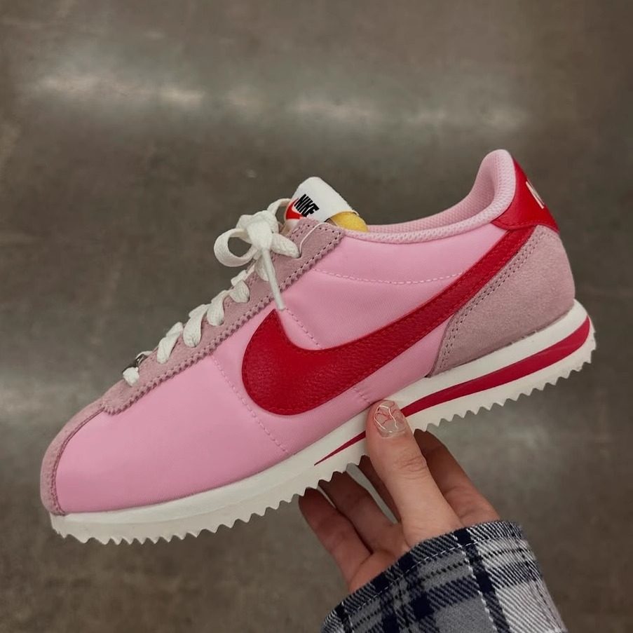 耐克Nike Cortez Textile粉色舒适复古橡胶底阿甘鞋 HF9994 600