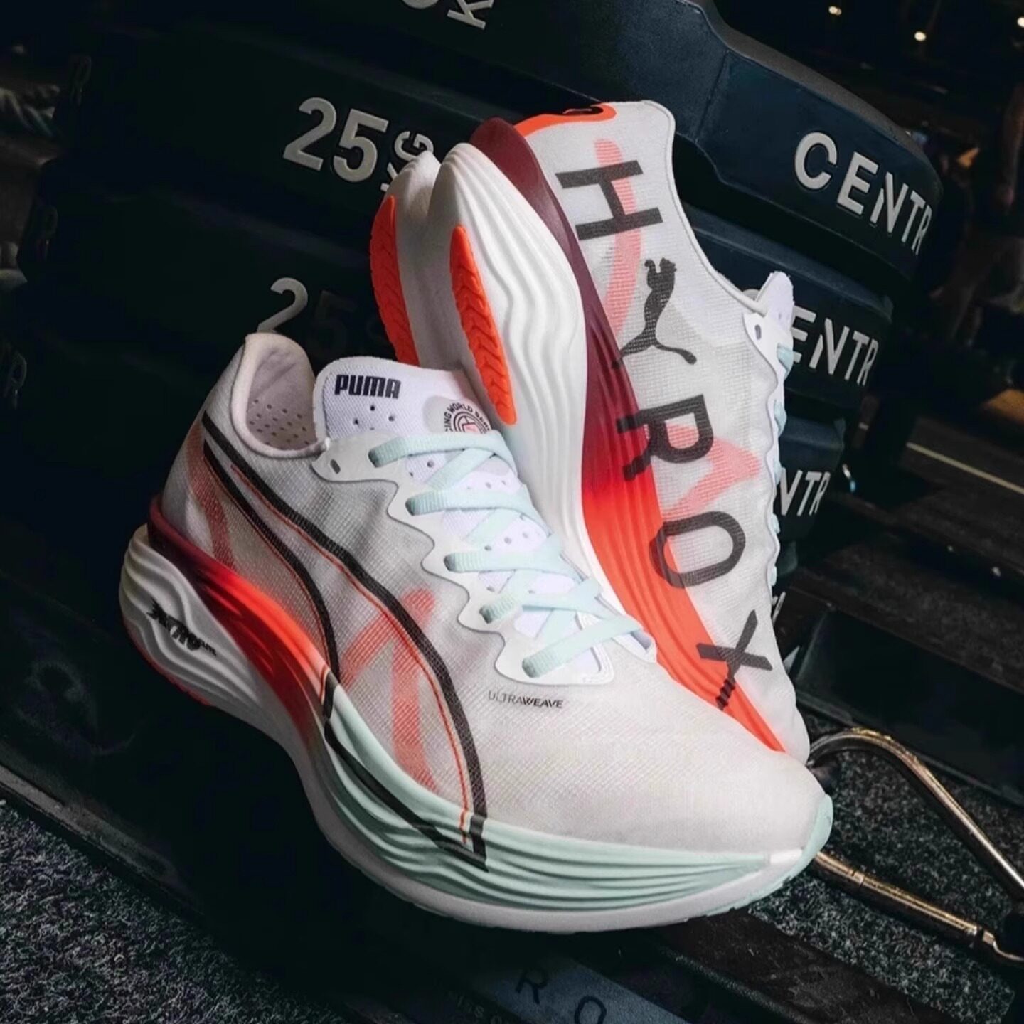 彪马HYROX x PUMA Deviate Nitro Elite 3男女低帮运动跑步鞋厚底