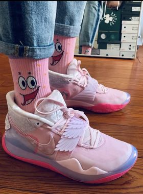Nike耐克天使粉色实战男女篮球鞋