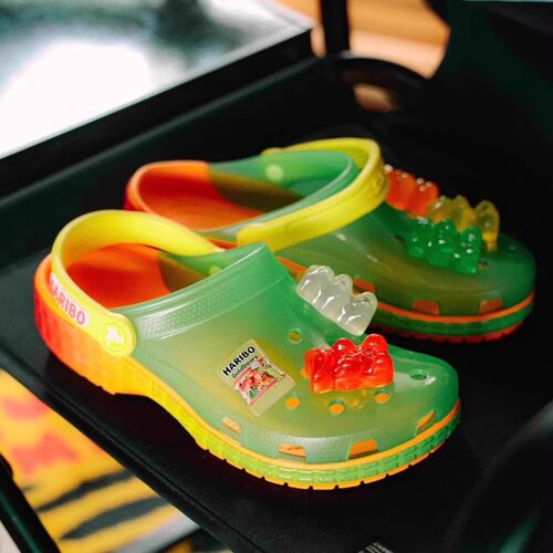 Crocs卡骆驰Haribo联名小熊凉鞋