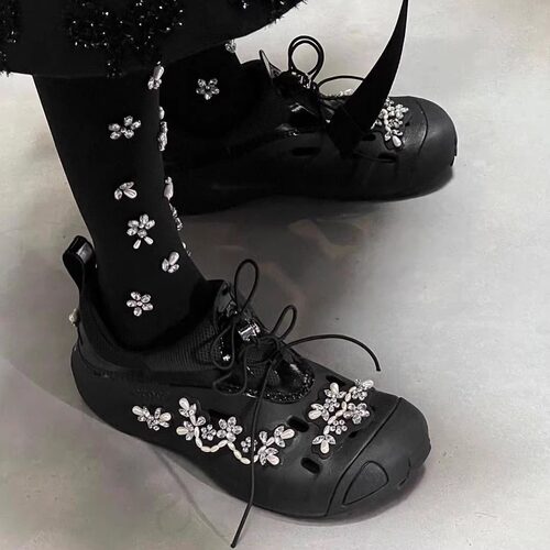 Crocs卡骆驰SimoneRocha洞洞鞋