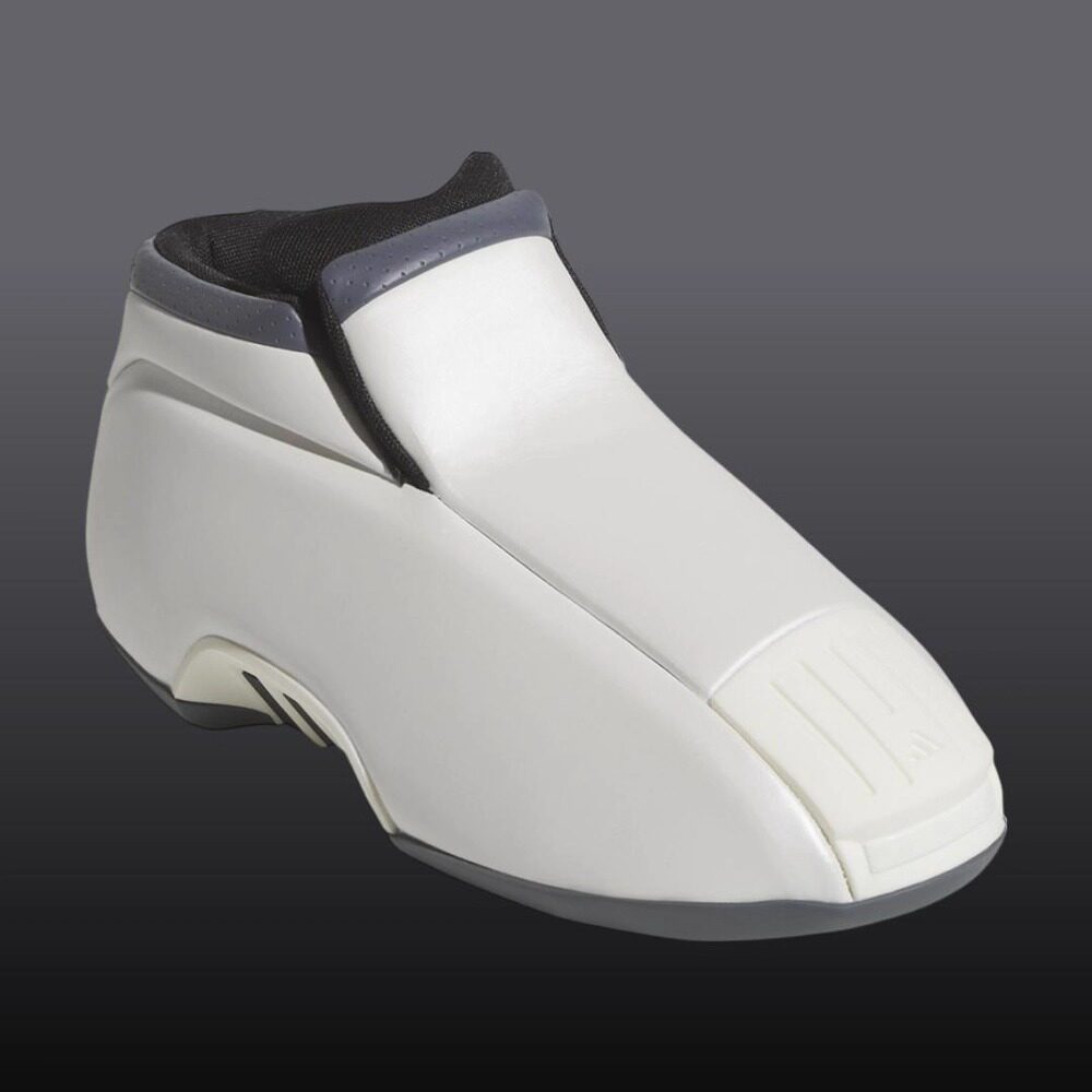 Adidas Crazy 2 Zero Metallic阿迪达斯新款银黑色男子复古篮球鞋