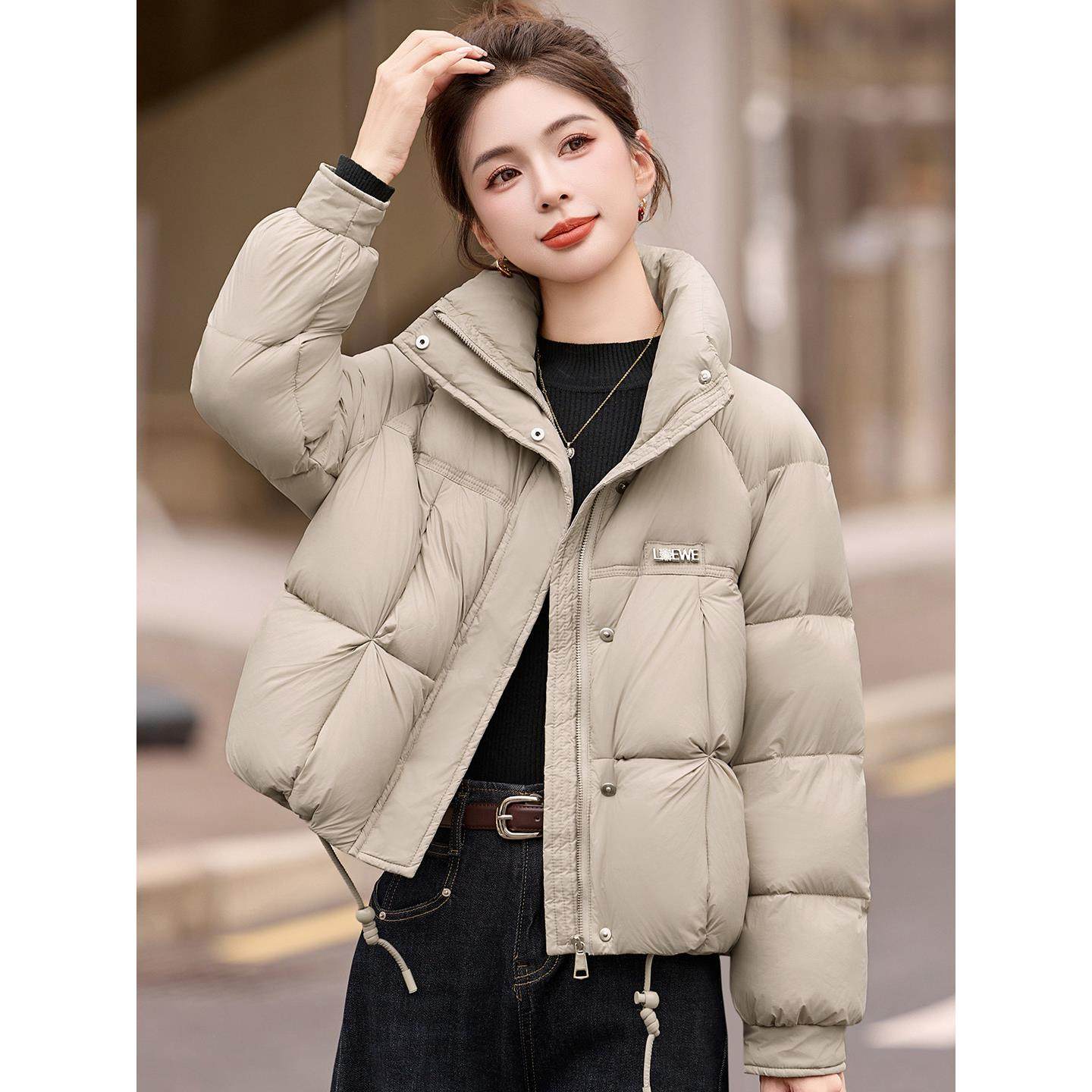 羽绒服女款冬季短款2025新款高级感时尚洋气90白鸭绒妈妈冬装外套,女装/女士精品,羽绒服,淘宝优惠券,粉丝福利购,淘宝优惠卷