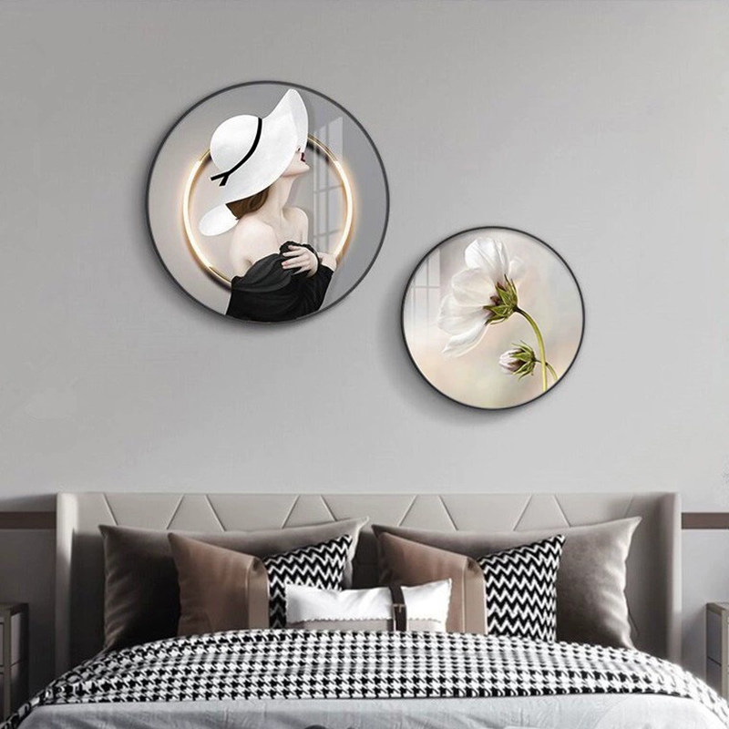 装饰画客厅背景墙挂画轻奢风