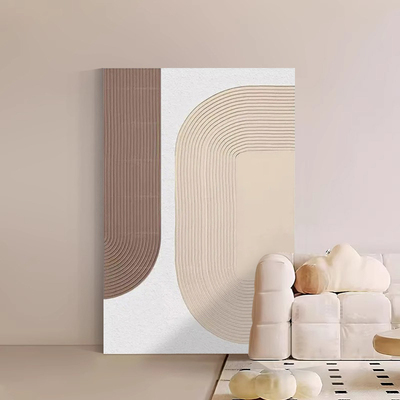 奶油风肌理客厅玄关过道装饰画