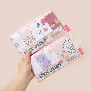 儿童内裤ETXJUST女童四角小童底裤中大童棉初中生平角女孩裤衩