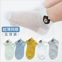 Mùa hè mỏng trẻ em vớ cotton mùa hè bé gái bé trai mùa xuân và mùa thu trẻ em vớ bé trai công chúa vớ - Vớ tất cho bé giá tốt