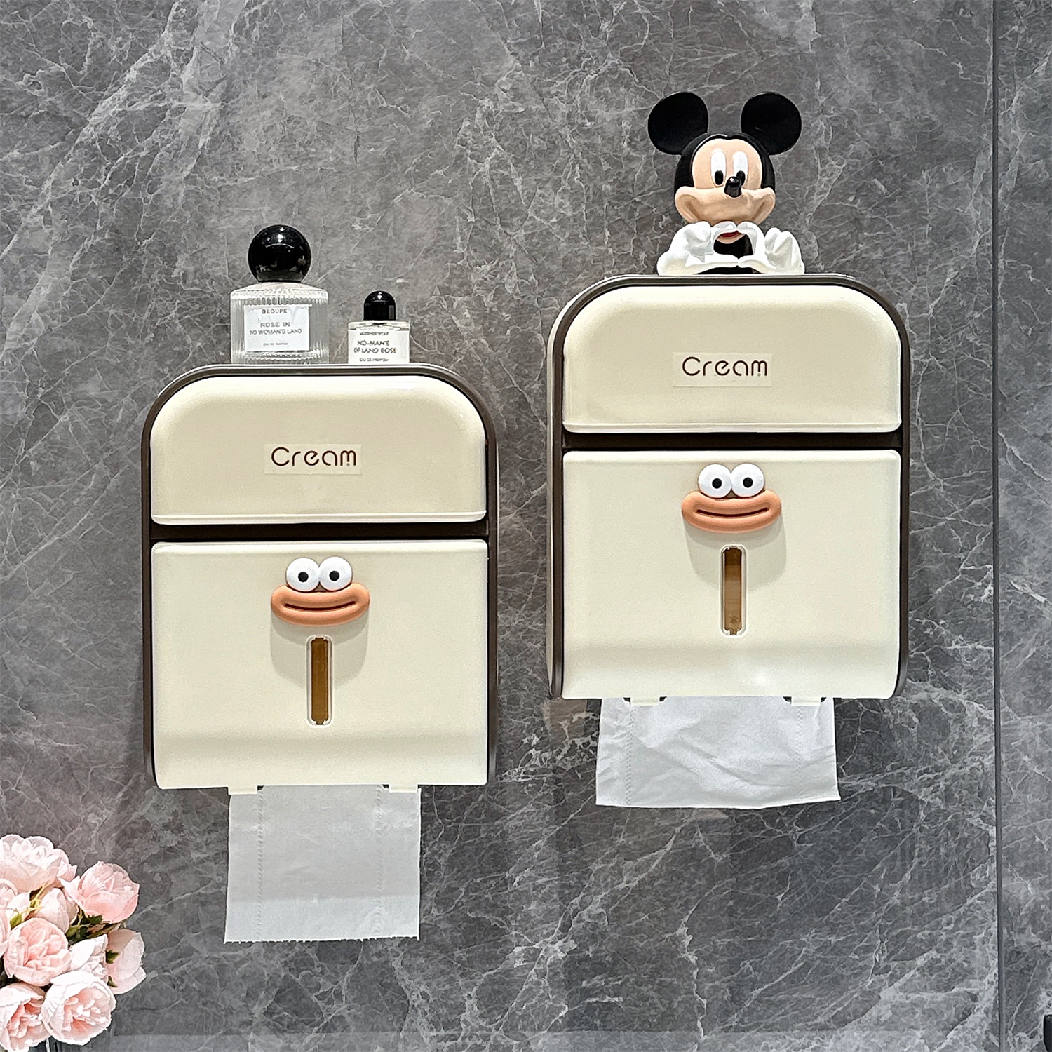 卫生间壁挂式纸巾盒免打孔卷纸架