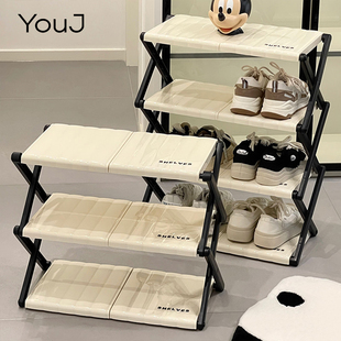 宿舍小型鞋 柜免安装 子收纳神器 架多层家用门口置物架简易鞋 折叠鞋