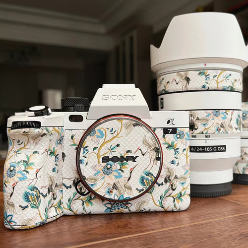 适用于索尼A74M4单机身相机微单美保护迷彩纤3M贴纸本膜贴贴膜