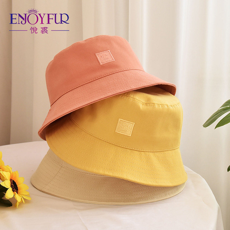 3渔夫帽女夏季薄款日系休闲遮阳帽儿童太阳帽小清新男女同款防晒帽