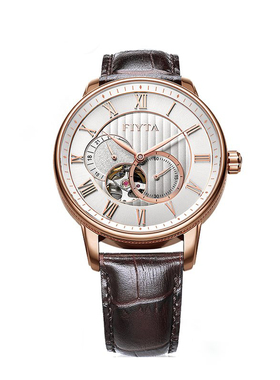 专柜正品飞亚达手表摄影师机械真皮镂空双按扣防水男表GA860005