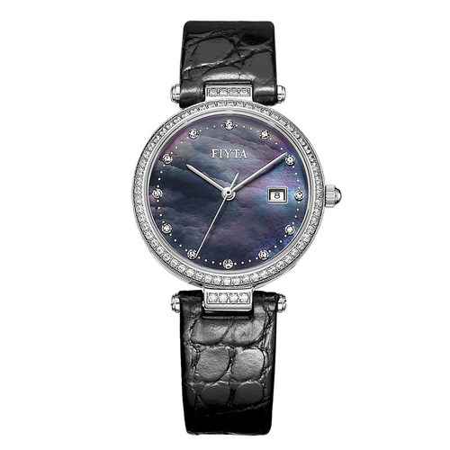 飞亚达防水真皮石英手表