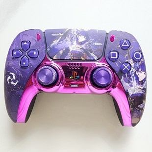 PS5手柄升级改装霍尔摇杆TMR摇杆PS5原装游戏机手柄 原神雷电将军