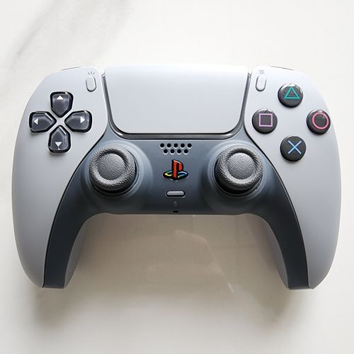 PS5手柄升级改装霍尔高精度摇杆TMR电磁摇杆PS5游戏手柄 30周年灰