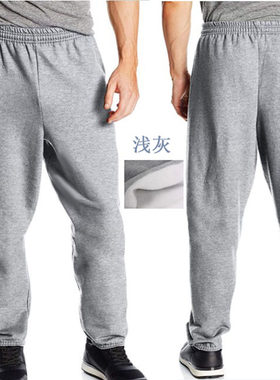 客衣都大码休闲抓绒纯棉运动卫裤