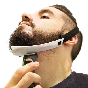 Neckline guide下巴脖子修剪胡子造型器 颈背胡须造型尺剃须工具