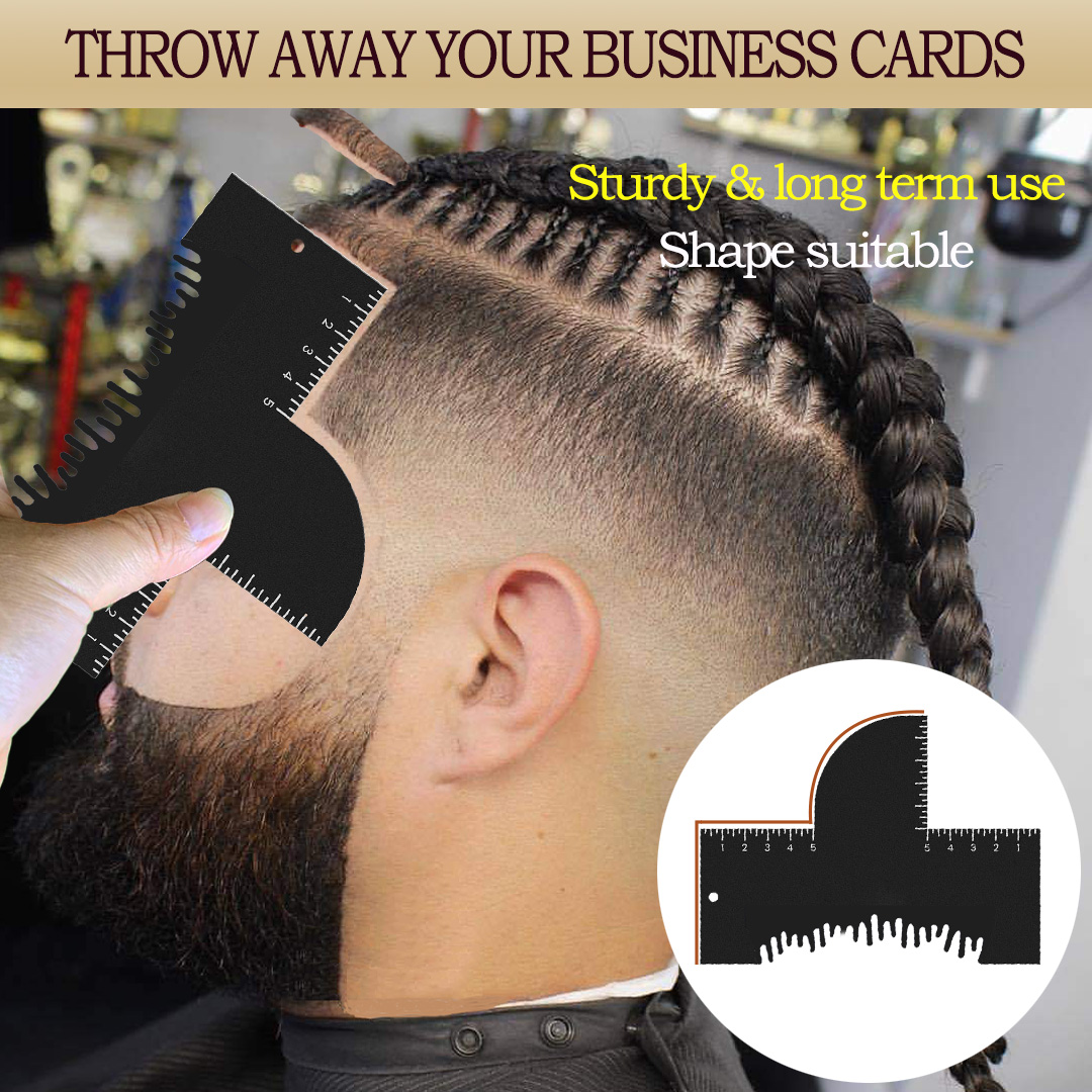 发际线增强卡胡子造型理发彩喷