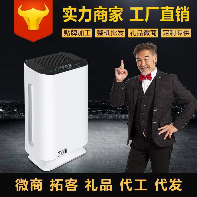 新款 空气净化器厂家净化甲醛雾霾家用空气净化器OEM代工礼品直销