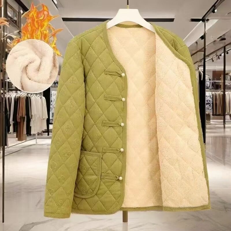 2024中老年秋冬新款棉袄休闲加绒保暖加厚外套棉衣妈妈棉服新中式,女装/女士精品,派克服,淘宝优惠券,粉丝福利购,淘宝优惠卷