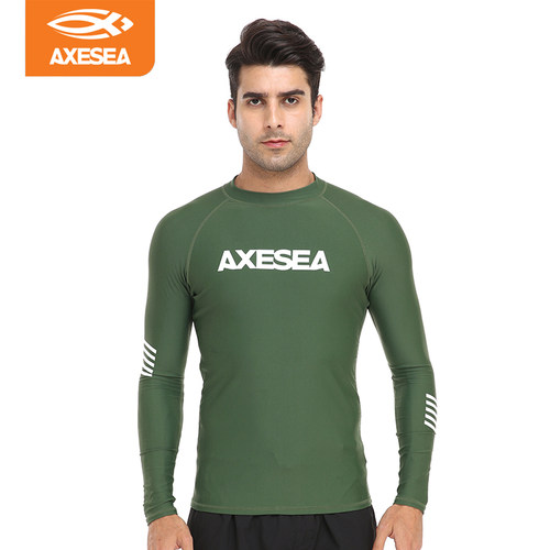 AXESEA潜水服防晒分体水母泳衣男