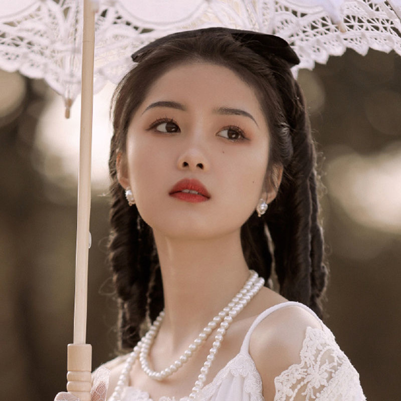 民国假发女卷发罗马卷长发复古民国风旗袍发型金粉