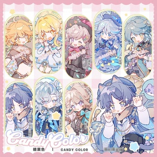 【粗眉毛】原神糖果芙宁娜散兵徽章吧唧神里挂件立牌拍立得周边