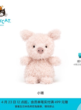 英国Jellycat小猪毛绒玩具安抚玩偶儿童公仔可爱娃娃陪伴生日礼物